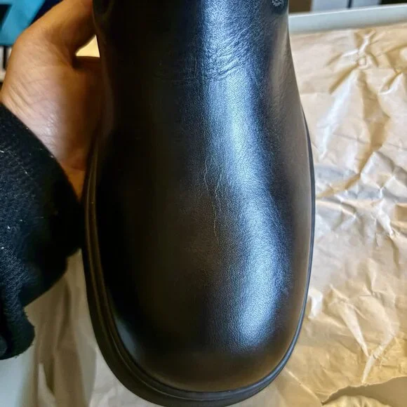 Burberry Black Creeper Chelsea Boots Men's size 39 EUR, UK 5, US 6 Unisex style - Picture 5 of 7